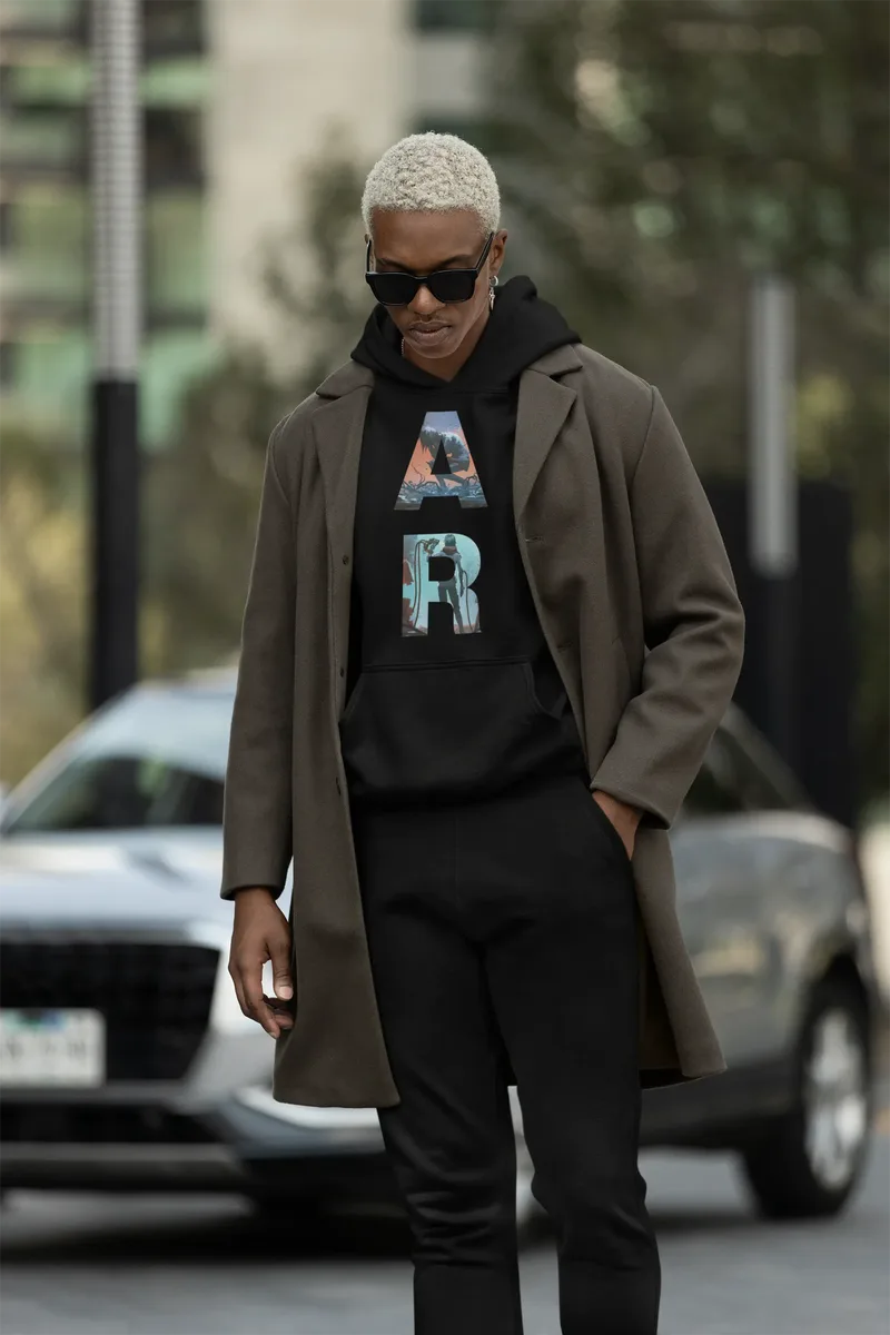 Artificial Reality "Art" Premium Unisex Hoodie image 4
