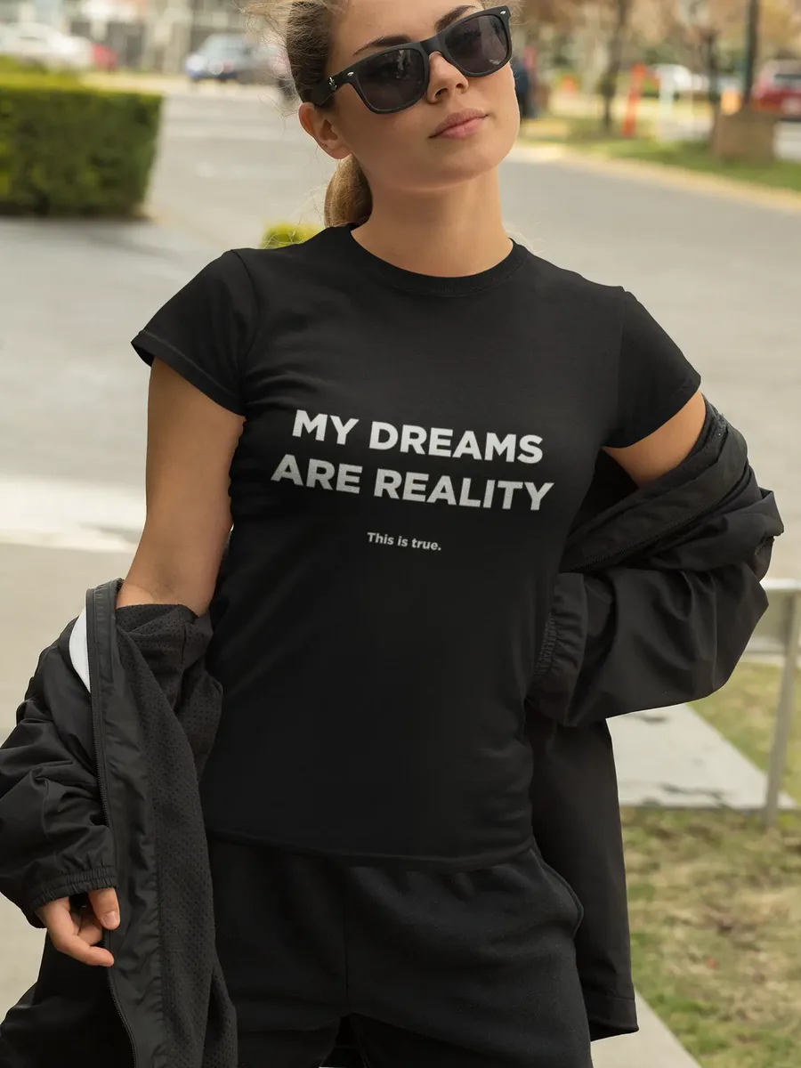 Dreams Into Reality Premium Women's T-shirt image 6